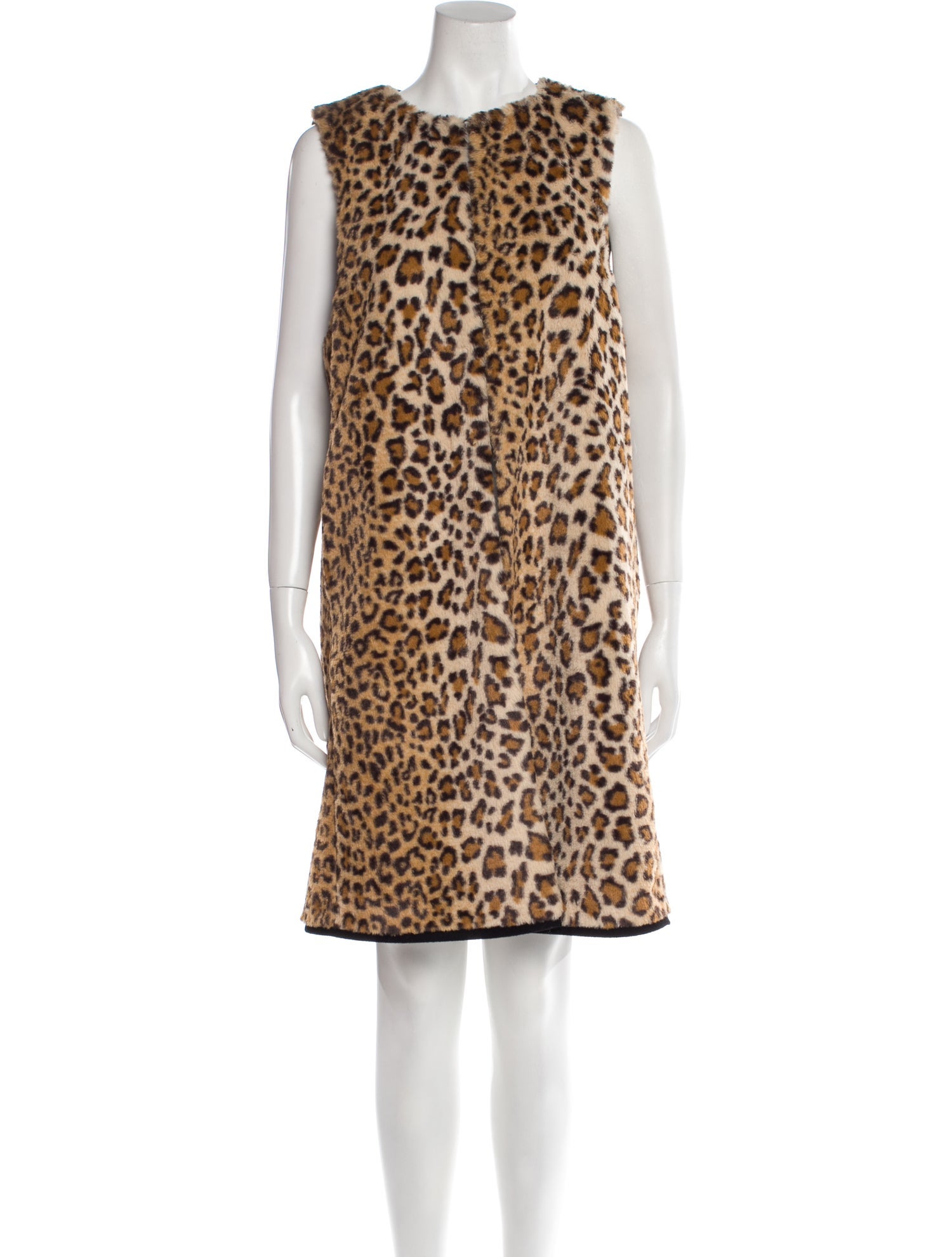 Fuzzi Animal Print Vest