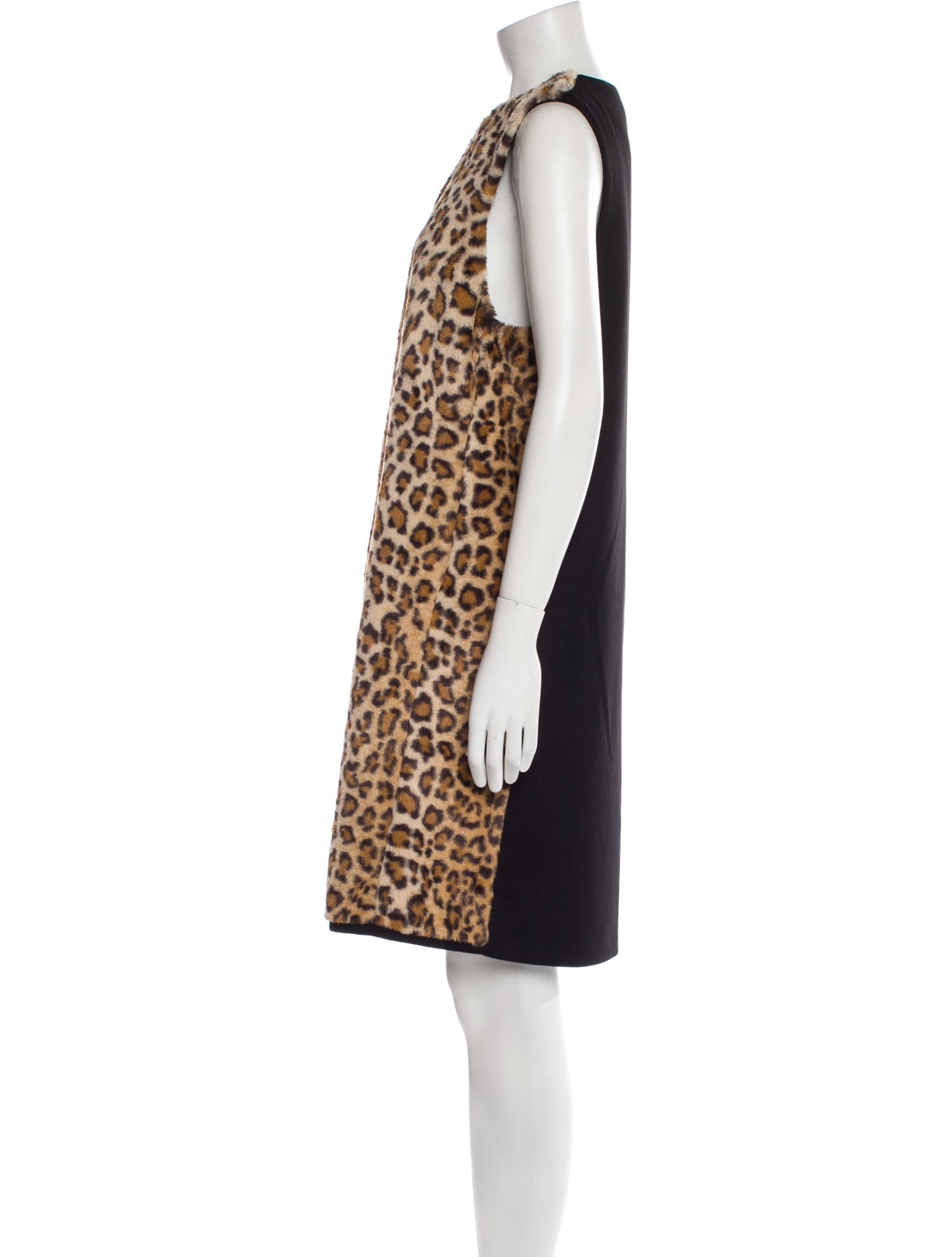 Fuzzi Animal Print Vest