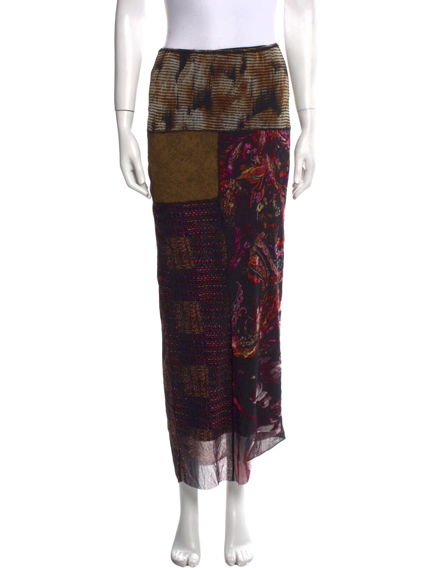 Fuzzi Printed Midi Length Skirt