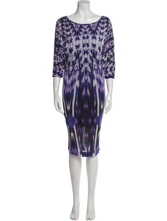 Fuzzi Printed Knee-Length Dress