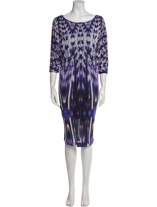 Fuzzi Printed Knee-Length Dress