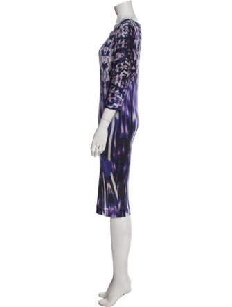 Fuzzi Printed Knee-Length Dress