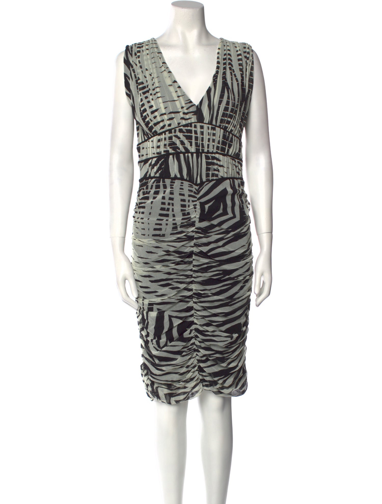 Fuzzi Printed Midi Length Dress