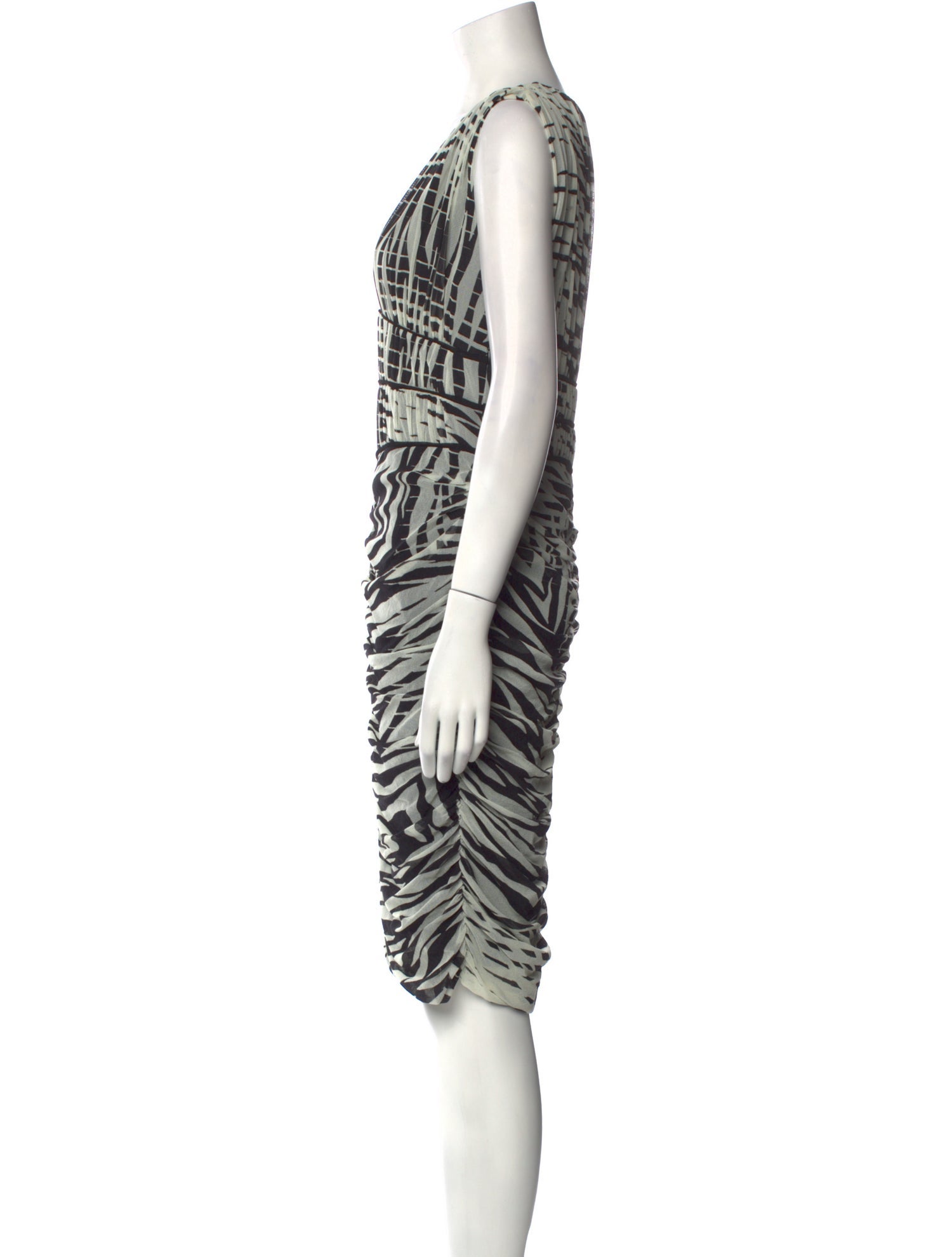 Fuzzi Printed Midi Length Dress