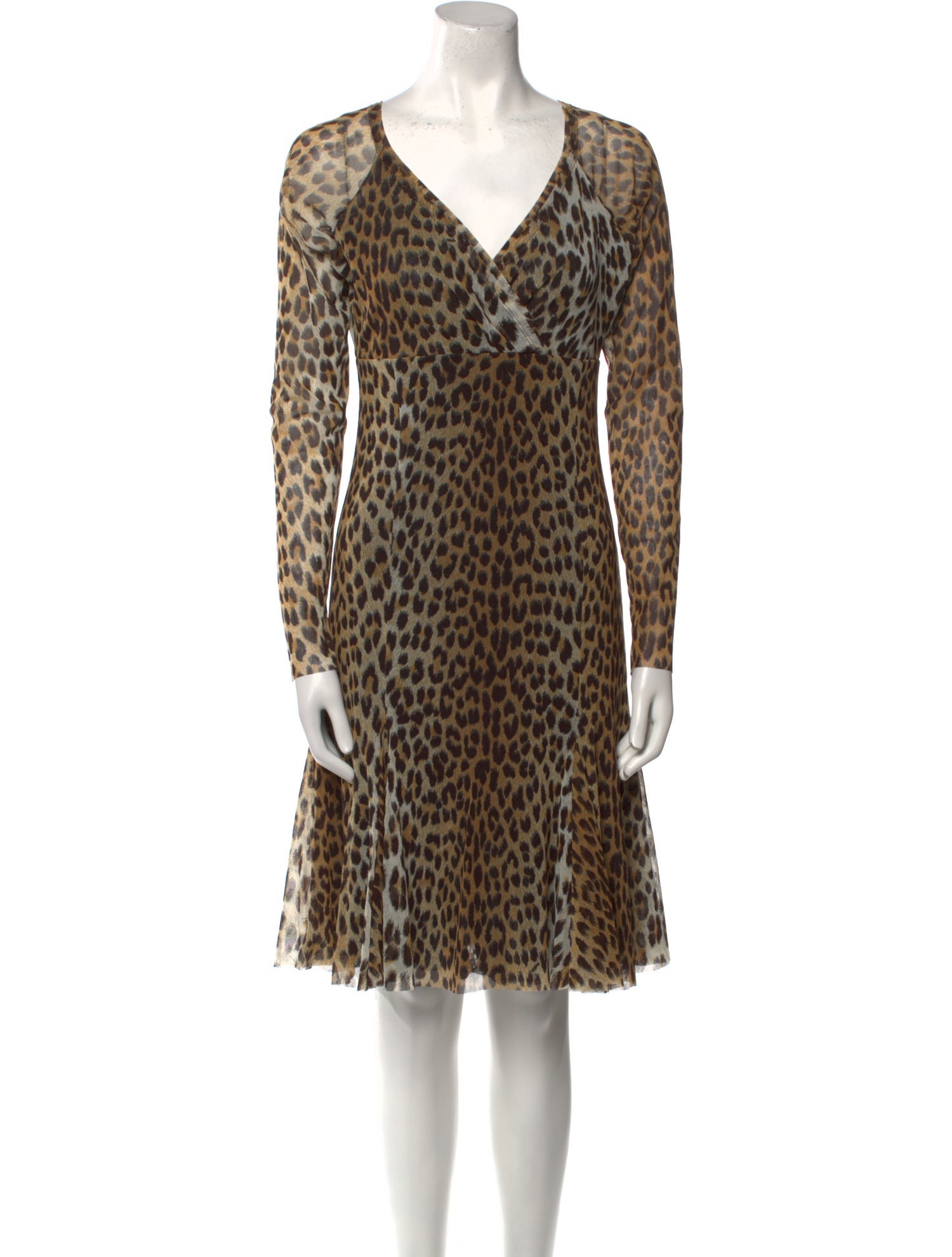 Fuzzi Nylon Mini Dress