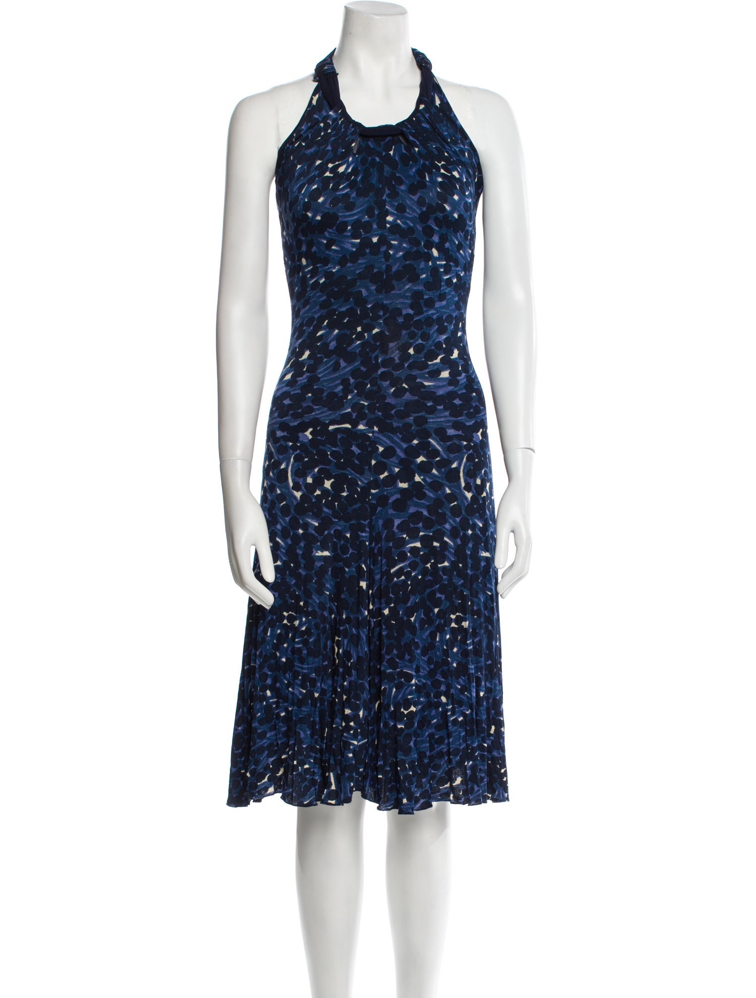 Fuzzi Printed Knee-Length Dress