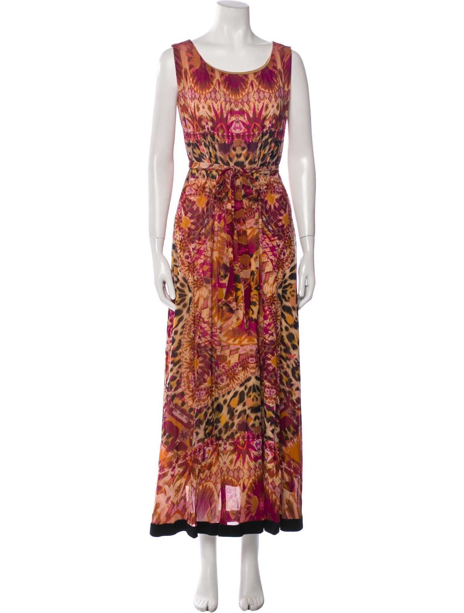Fuzzi Printed Long Dress