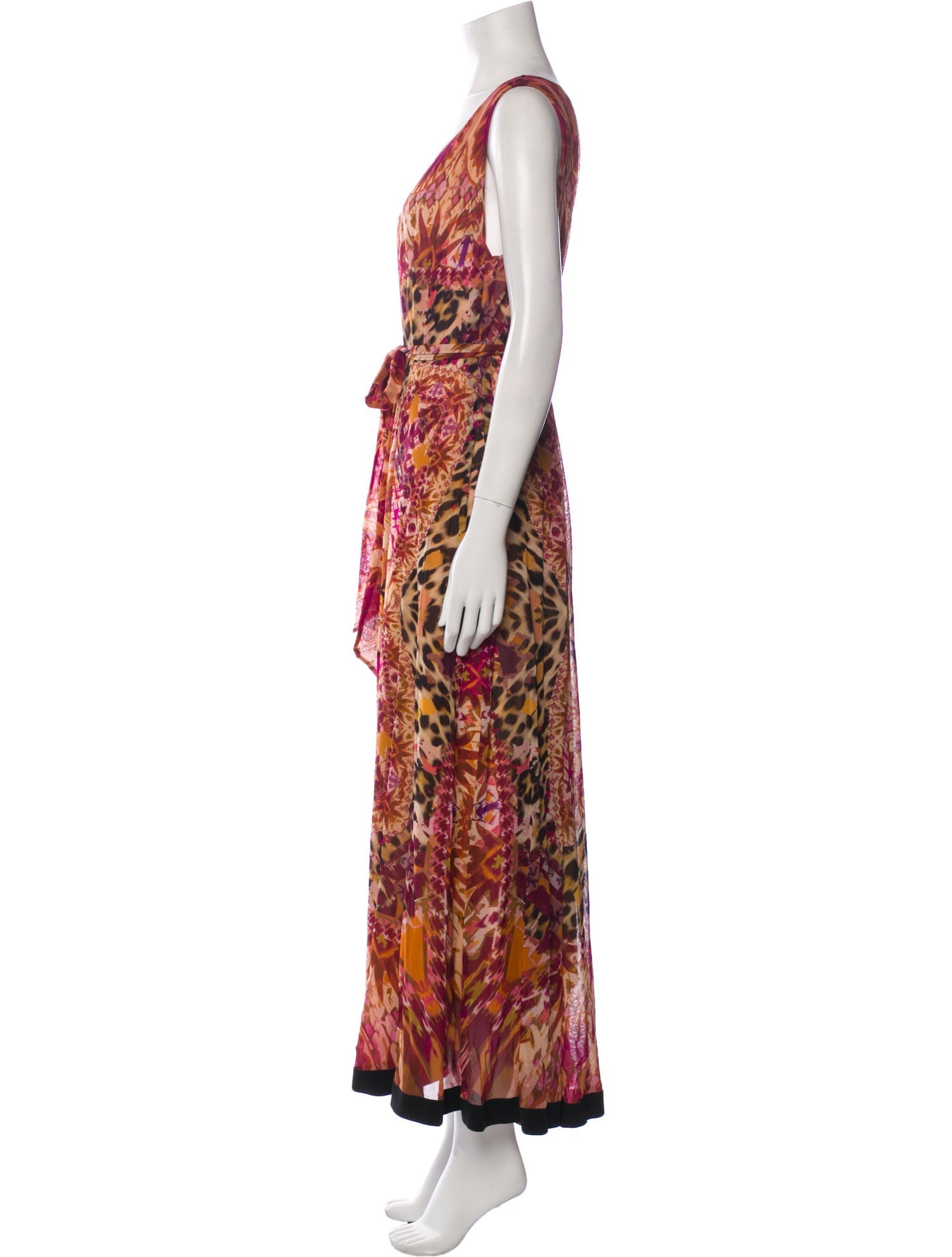 Fuzzi Printed Long Dress