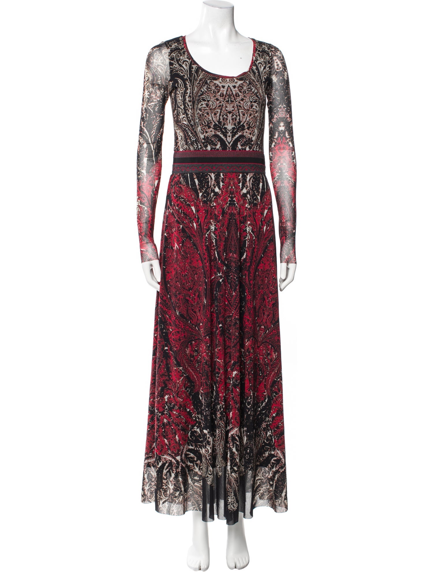 Fuzzi Printed Long Dress