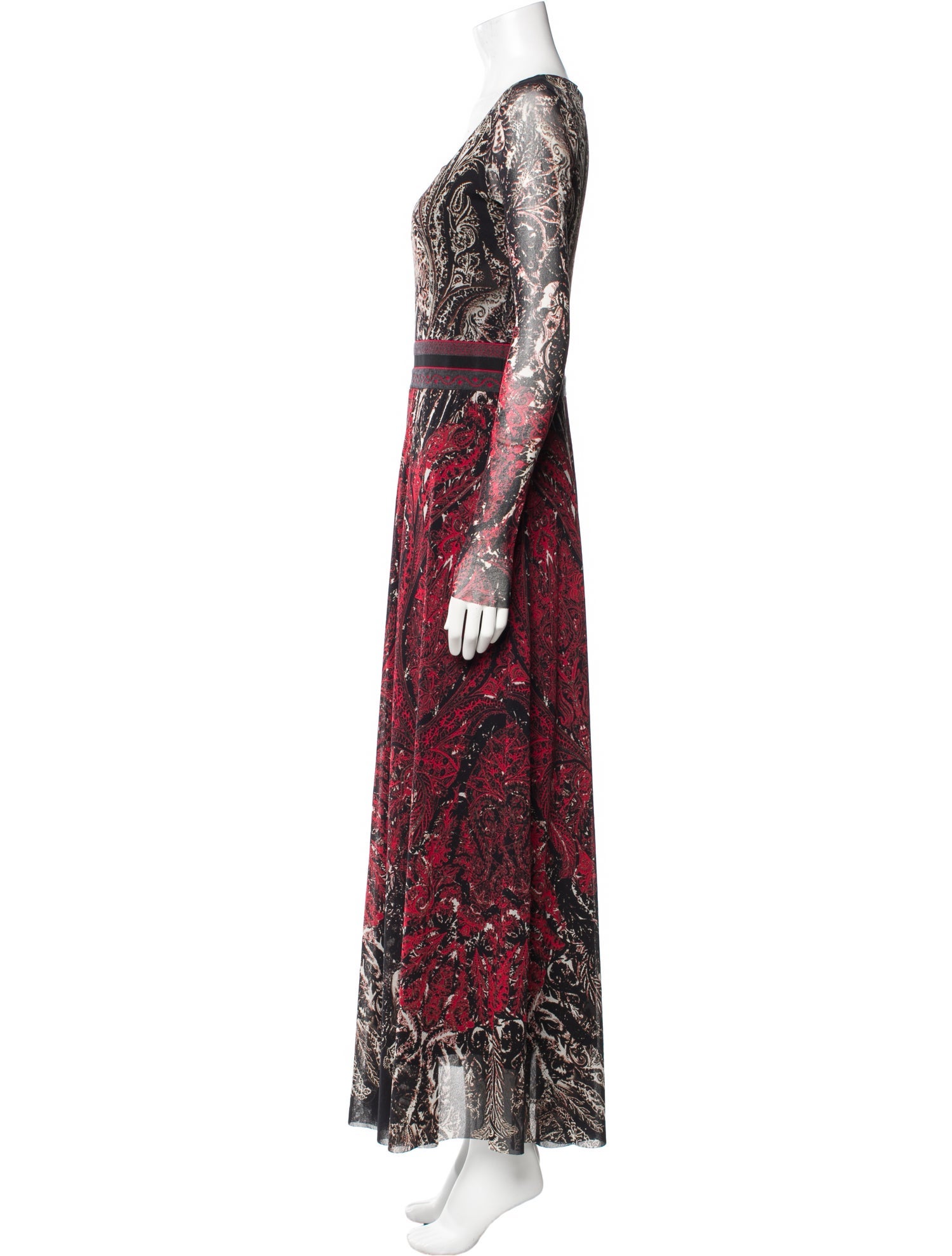 Fuzzi Printed Long Dress