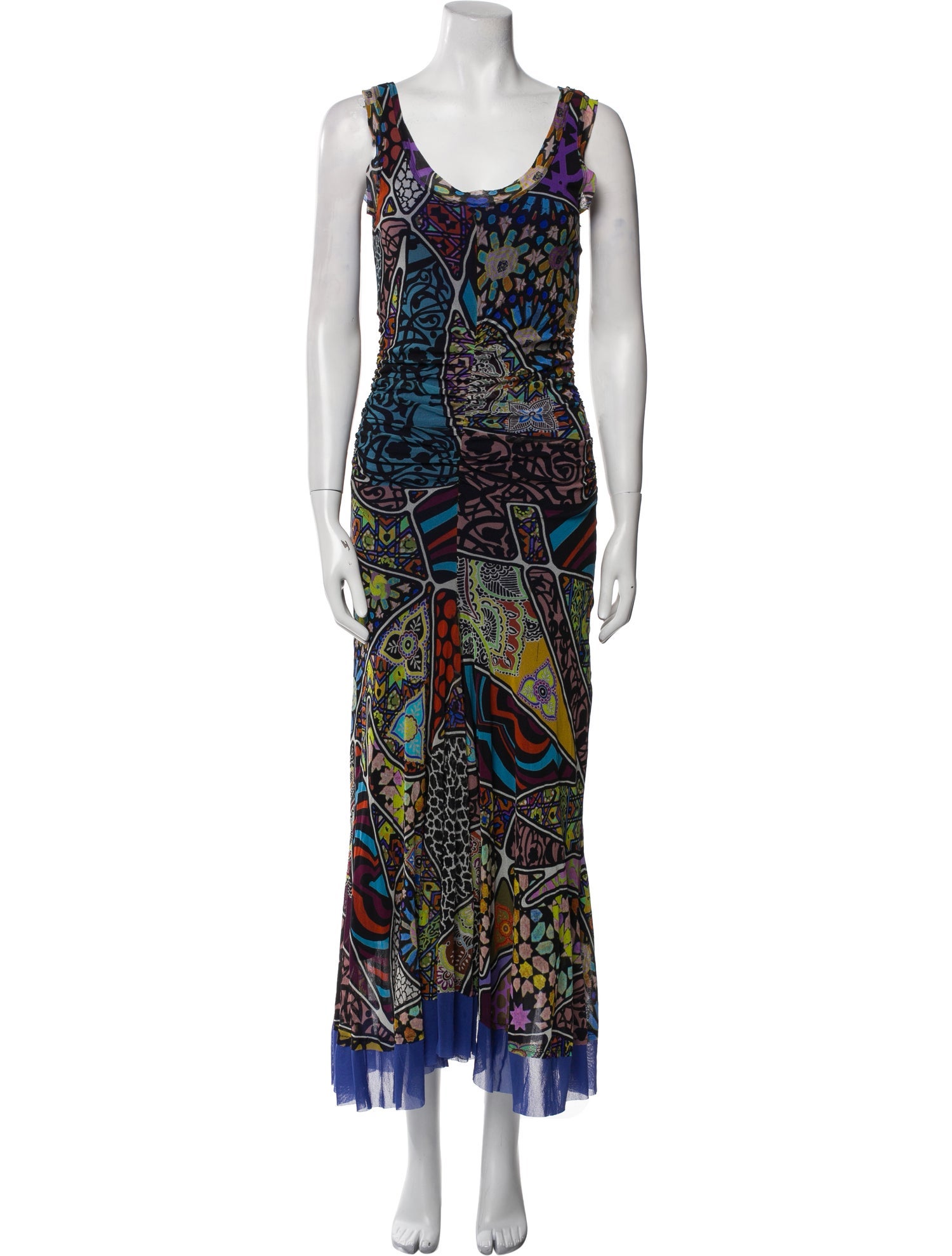 Fuzzi Printed Long Dress
