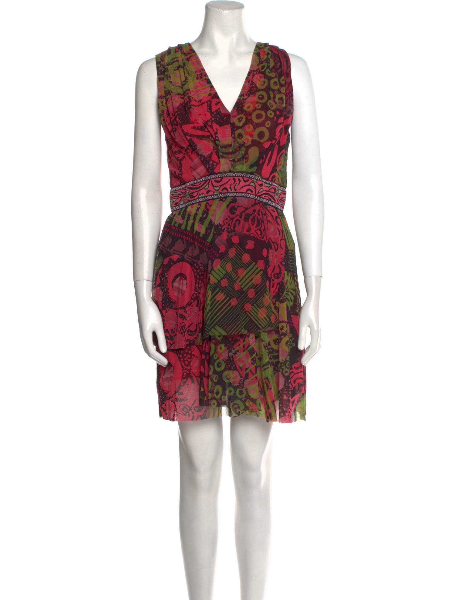 Fuzzi Nylon Mini Dress