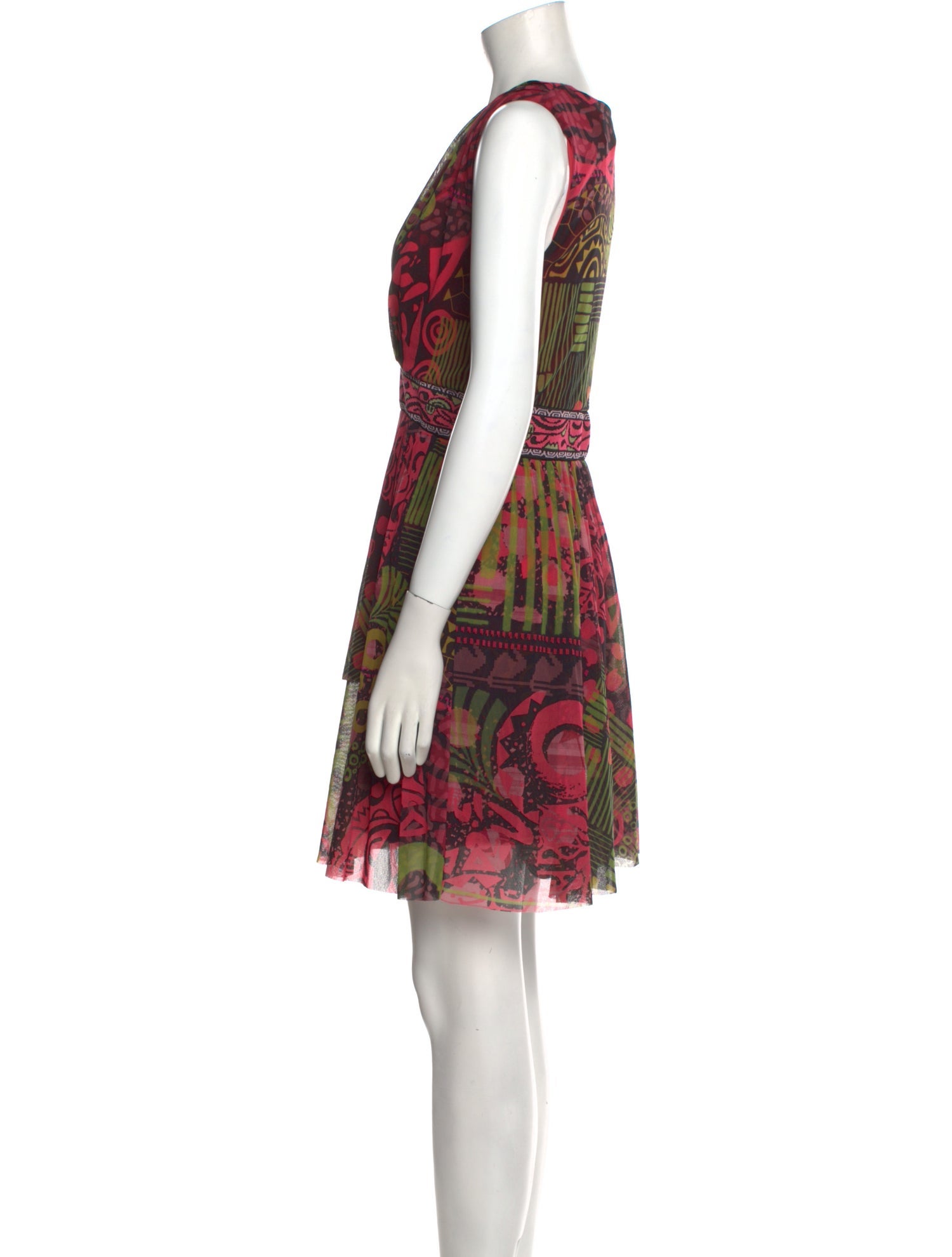 Fuzzi Nylon Mini Dress