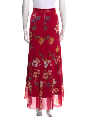 Fuzzi Floral Print Midi Length Skirt