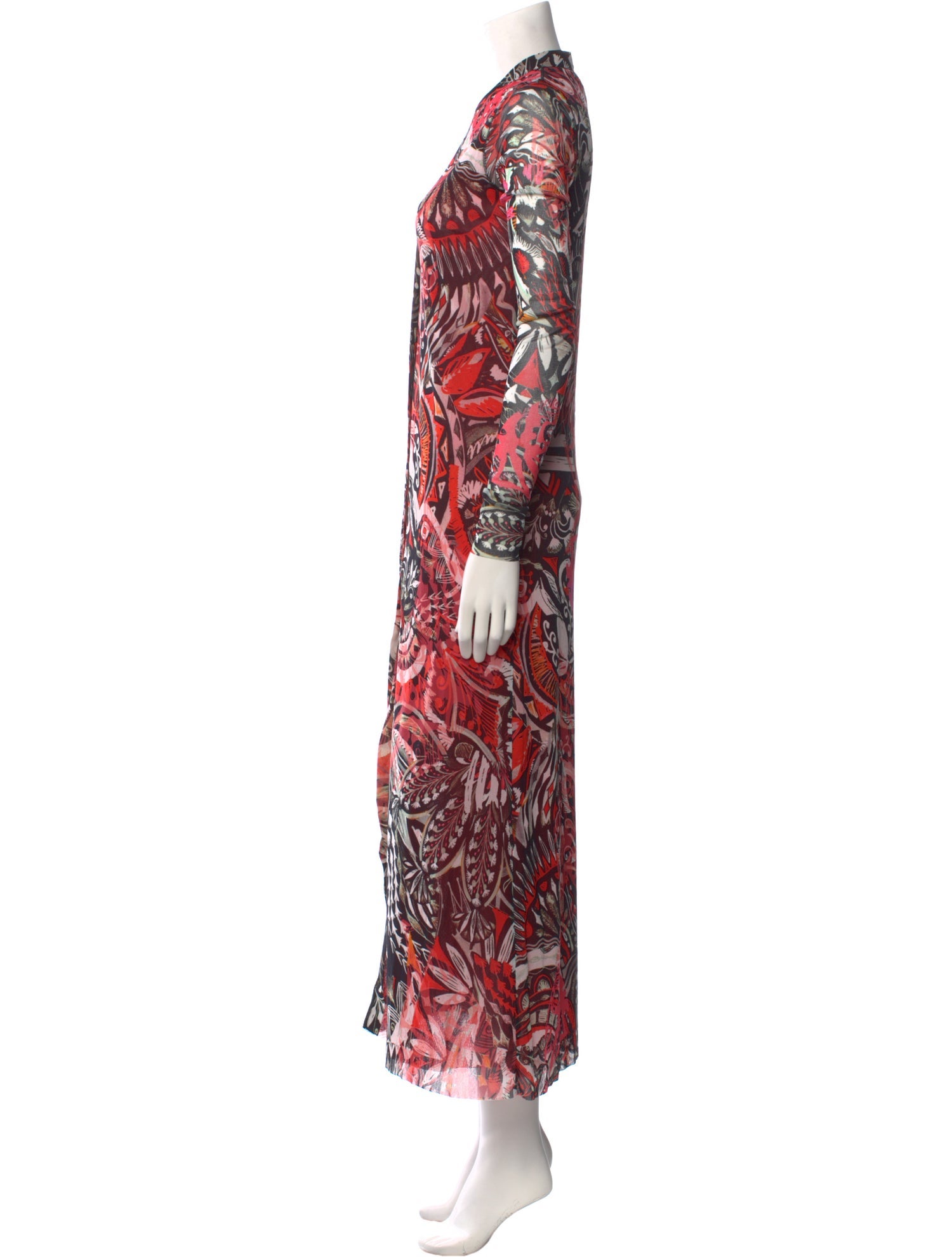 Fuzzi Printed Long Dress