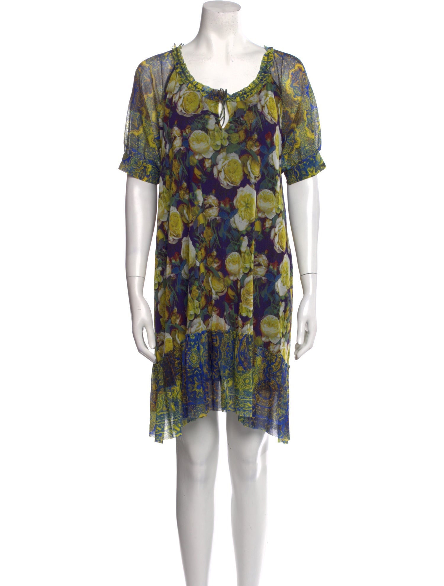 Fuzzi Printed Mini Dress