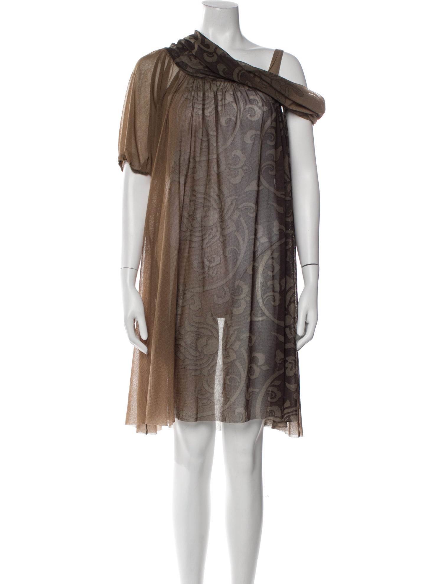 Fuzzi Printed Knee-Length Dress