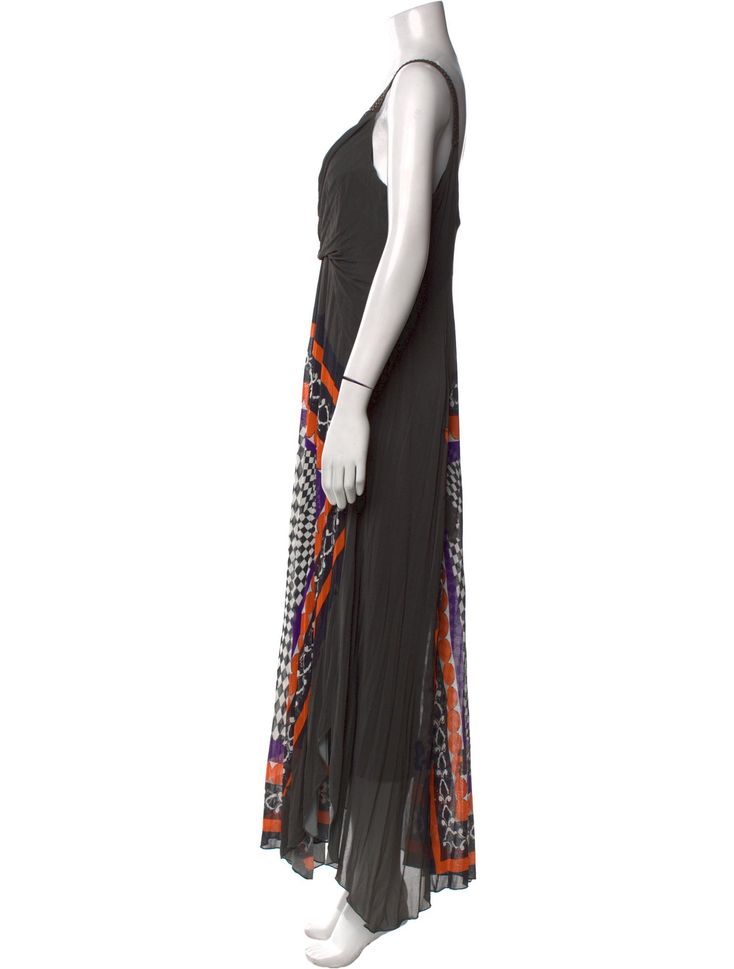 Fuzzi Printed Long Dress