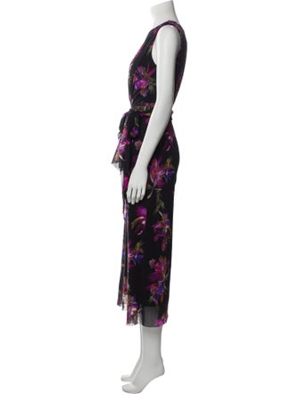 Fuzzi Nylon Printed Jumpsuit