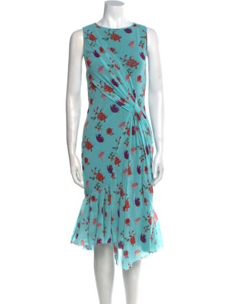 Fuzzi Printed Midi Length Dress