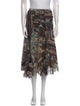 Fuzzi Printed Midi Length Skirt