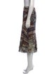 Fuzzi Printed Midi Length Skirt
