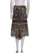 Fuzzi Printed Midi Length Skirt