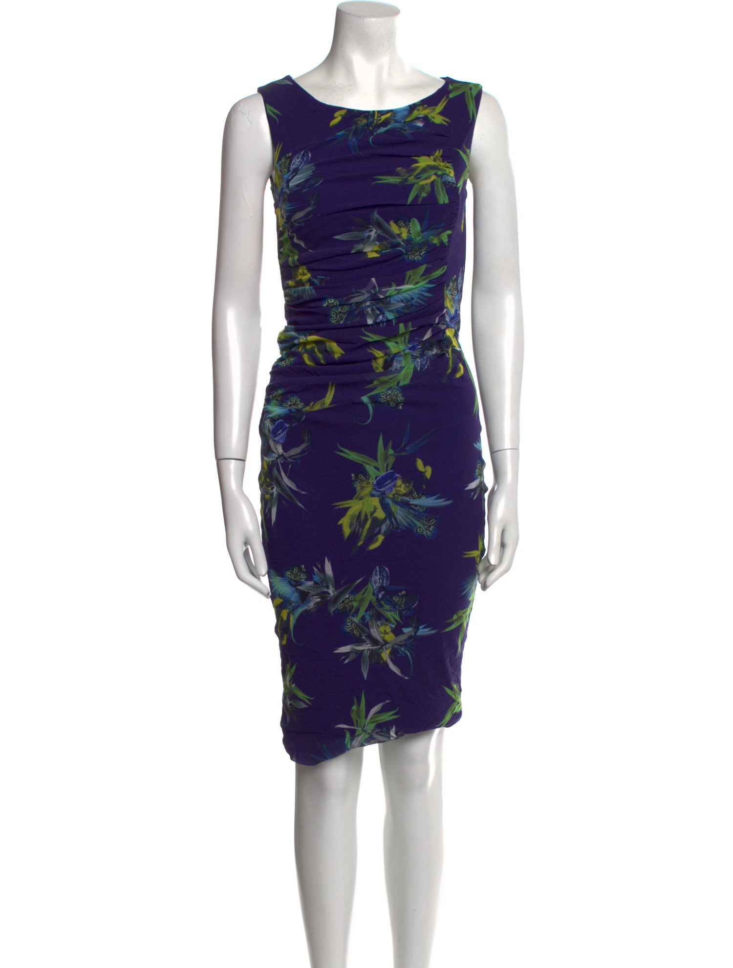 Fuzzi Printed Knee-Length Dress