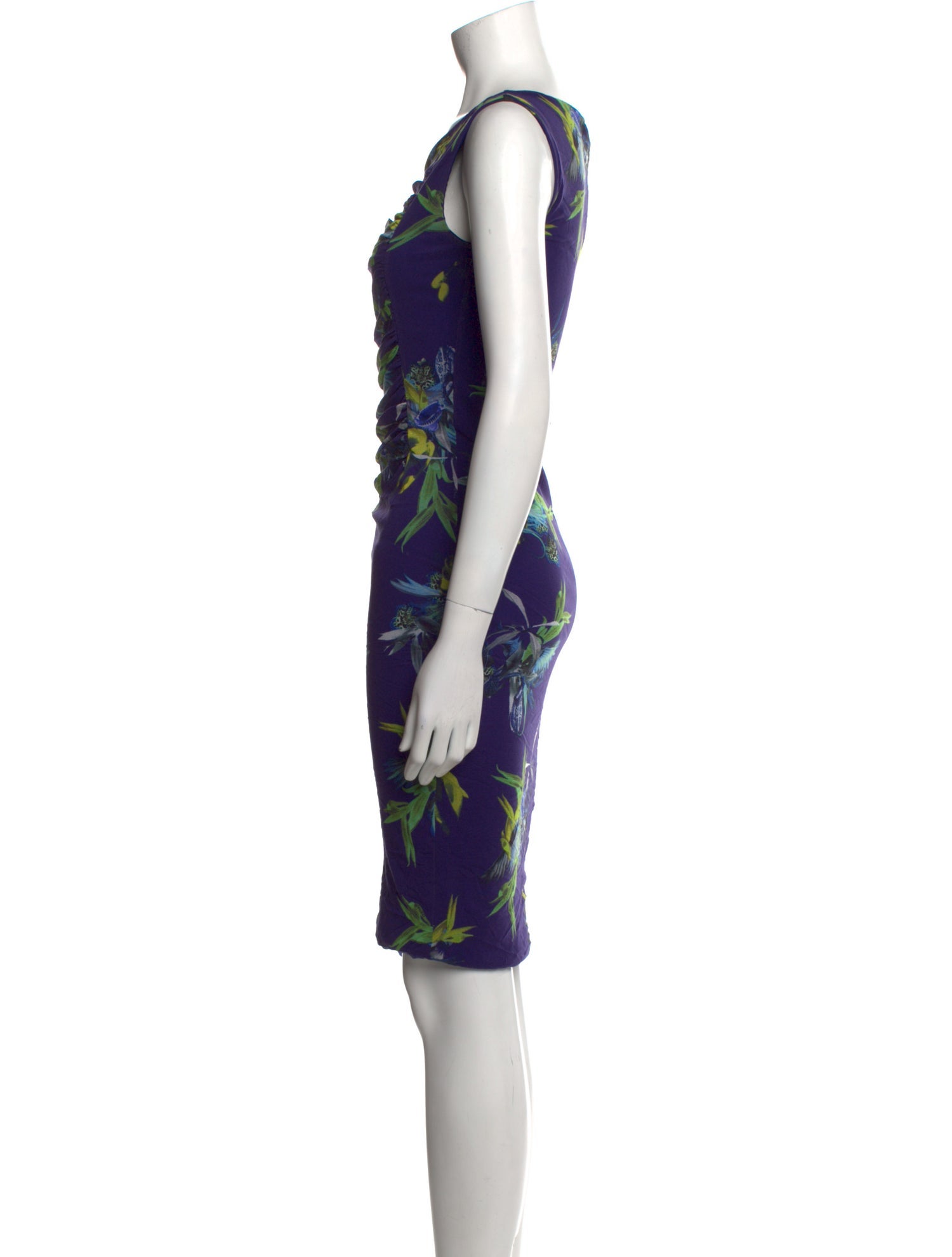 Fuzzi Printed Knee-Length Dress