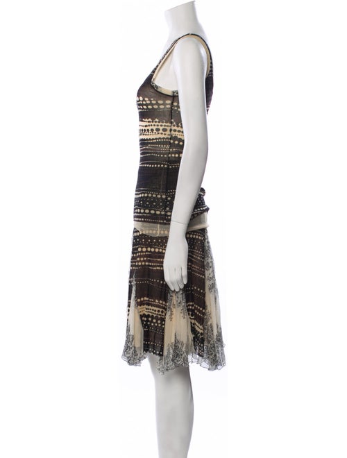 Fuzzi Printed Ruffle Embellishment Skirt Set