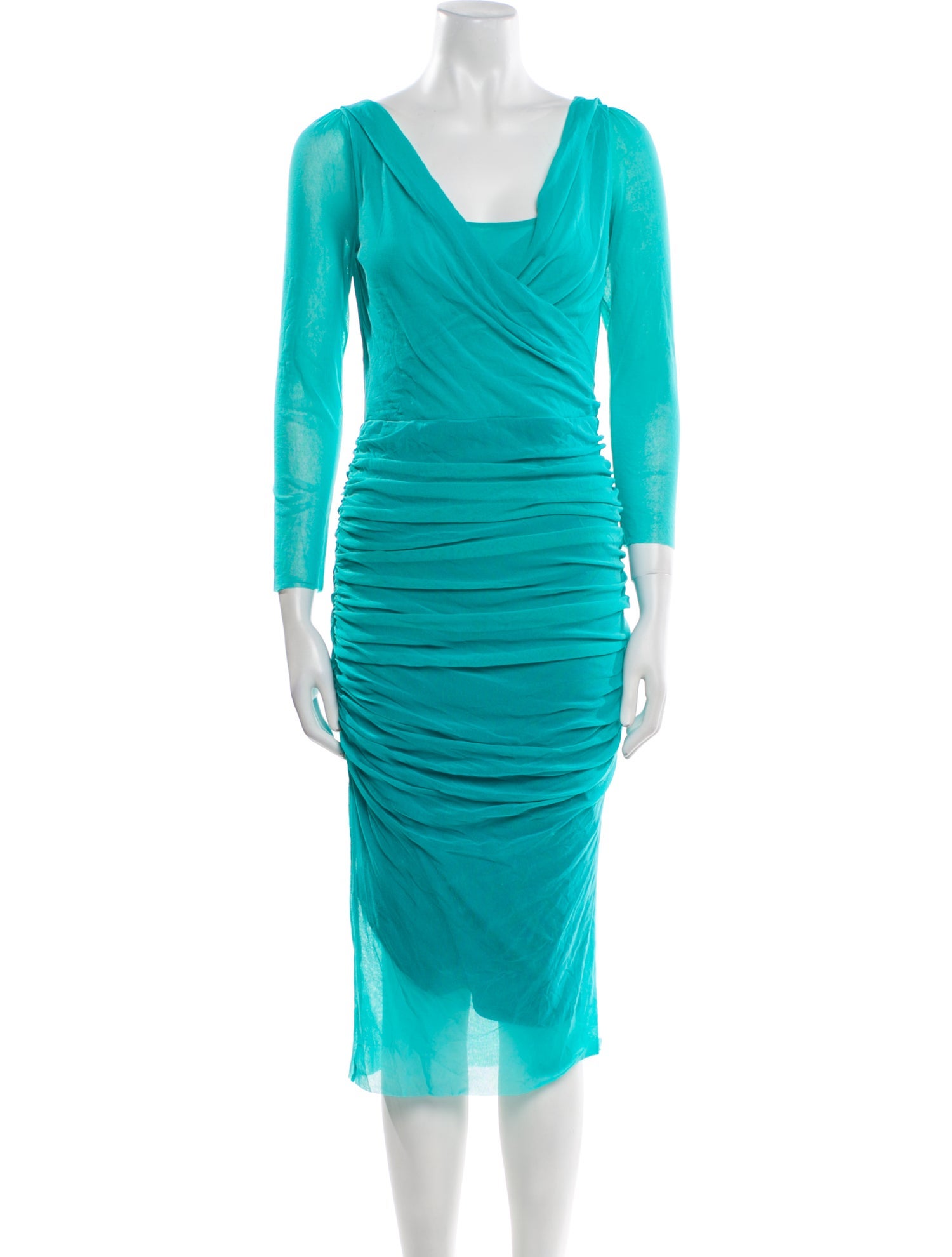Fuzzi Cowl Neck Midi Length Dress w/ Tags