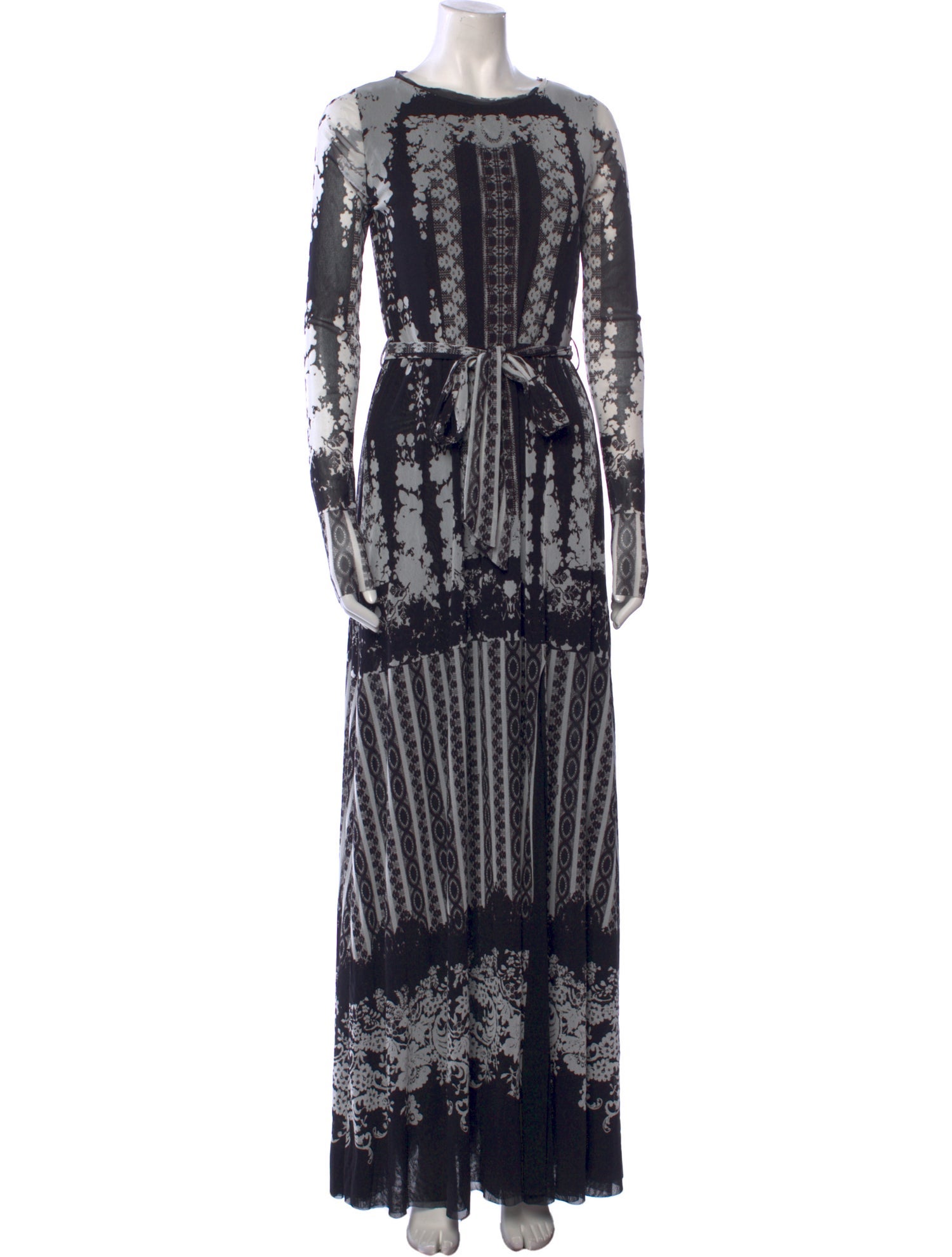 Fuzzi Nylon Long Dress