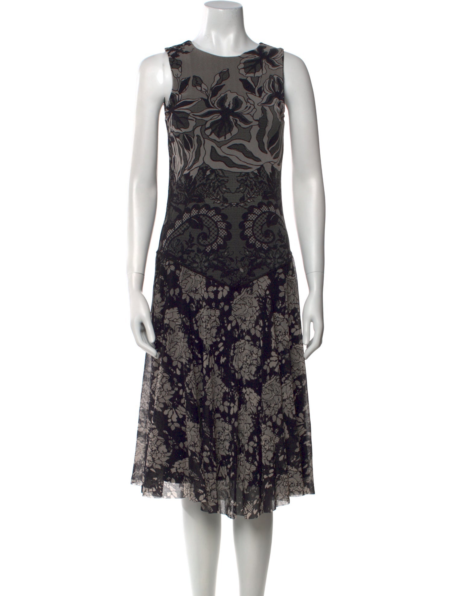 Fuzzi Nylon Midi Length Dress