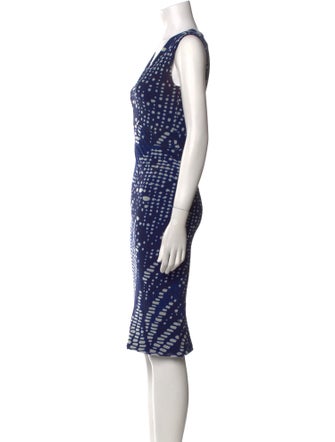 Fuzzi Printed Midi Length Dress