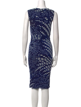 Fuzzi Printed Midi Length Dress