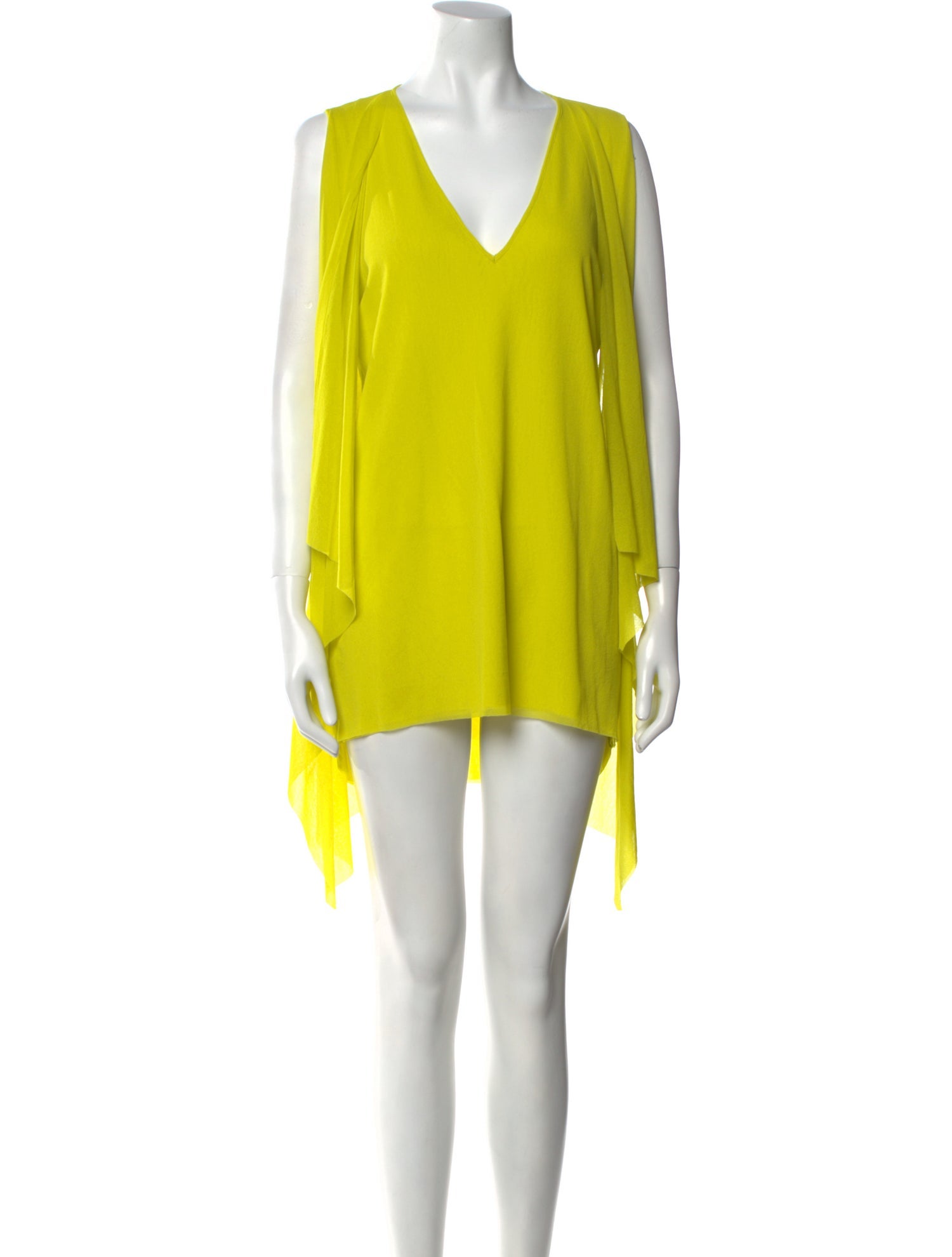 Fuzzi V-Neck Mini Dress