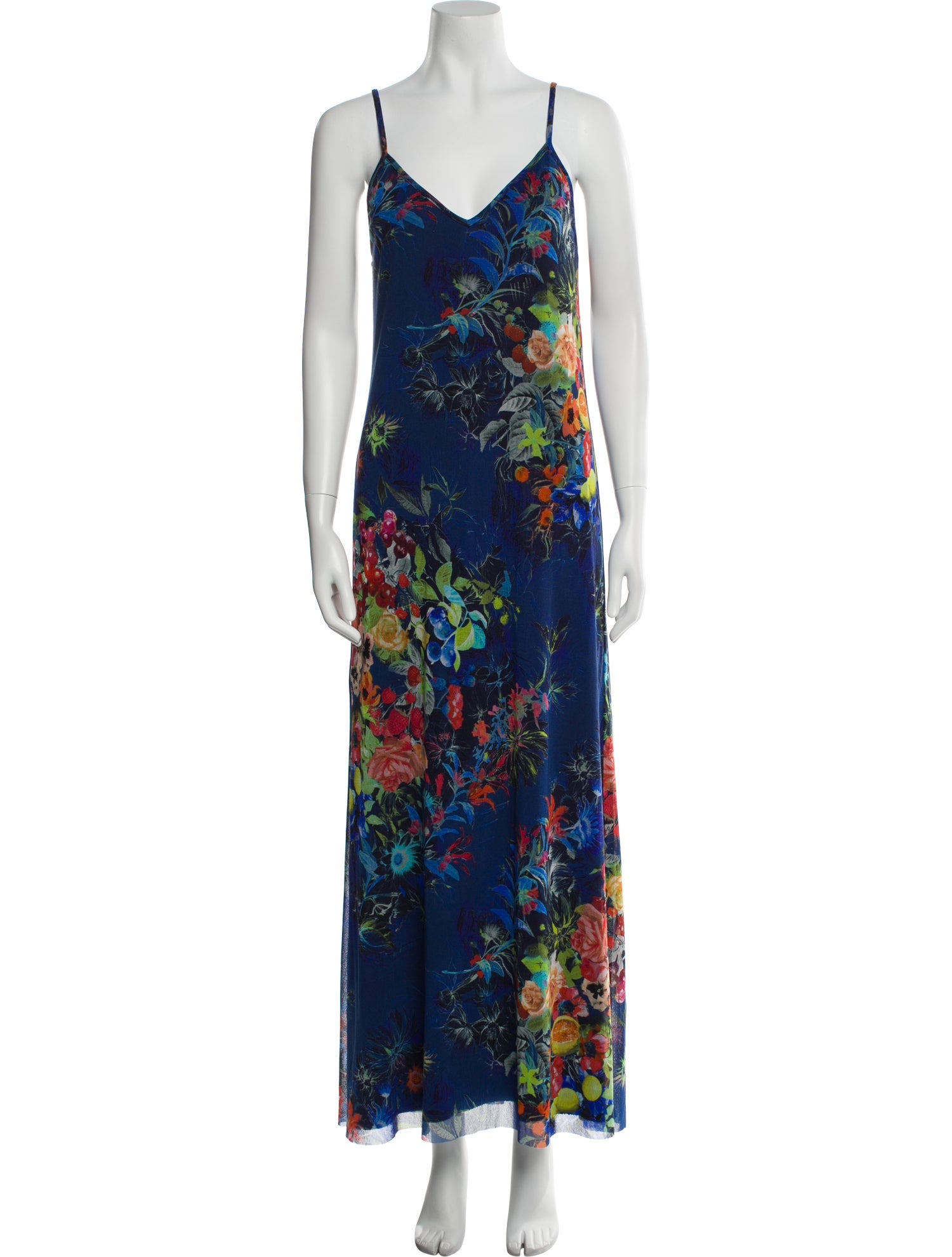 Fuzzi Nylon Long Dress