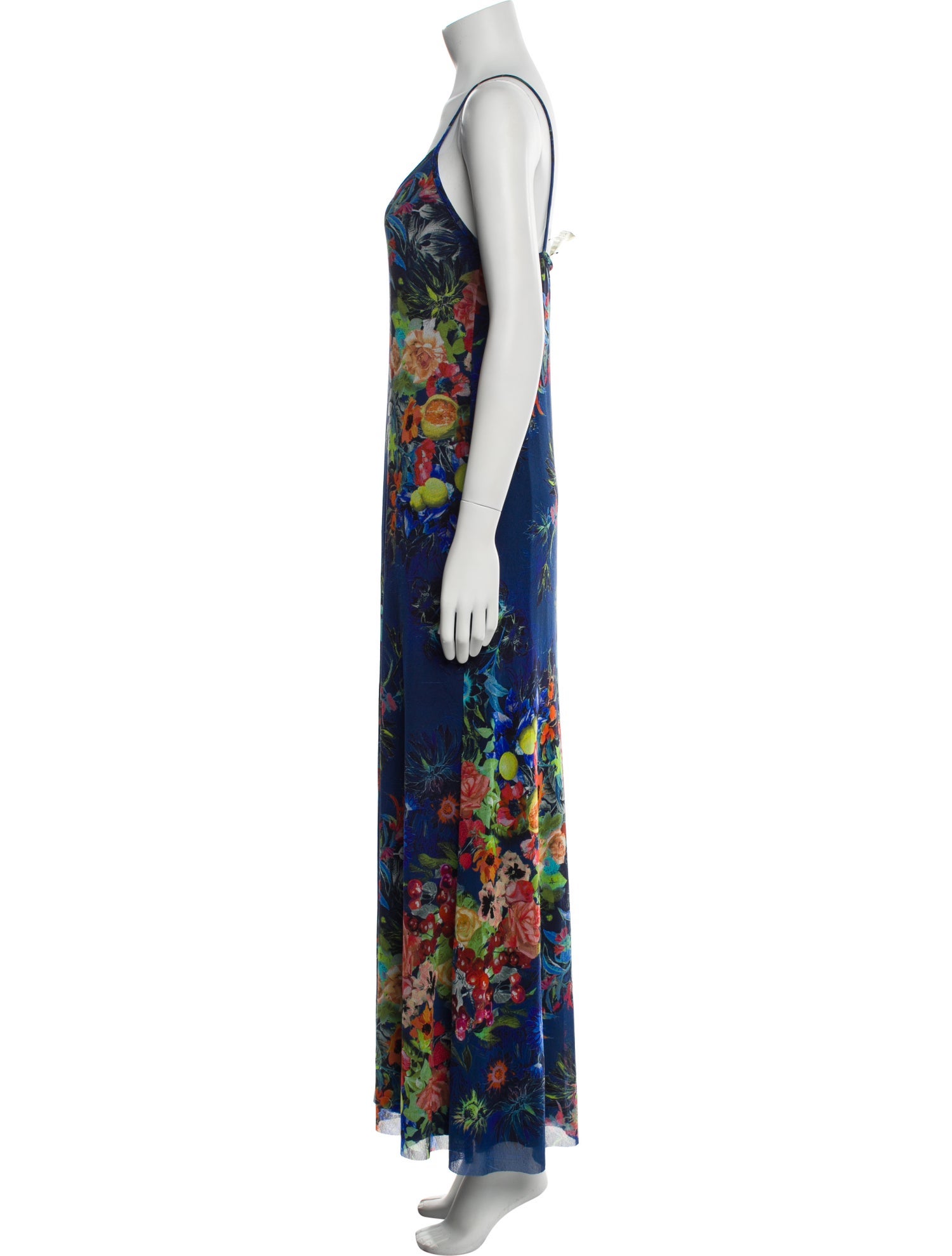 Fuzzi Nylon Long Dress