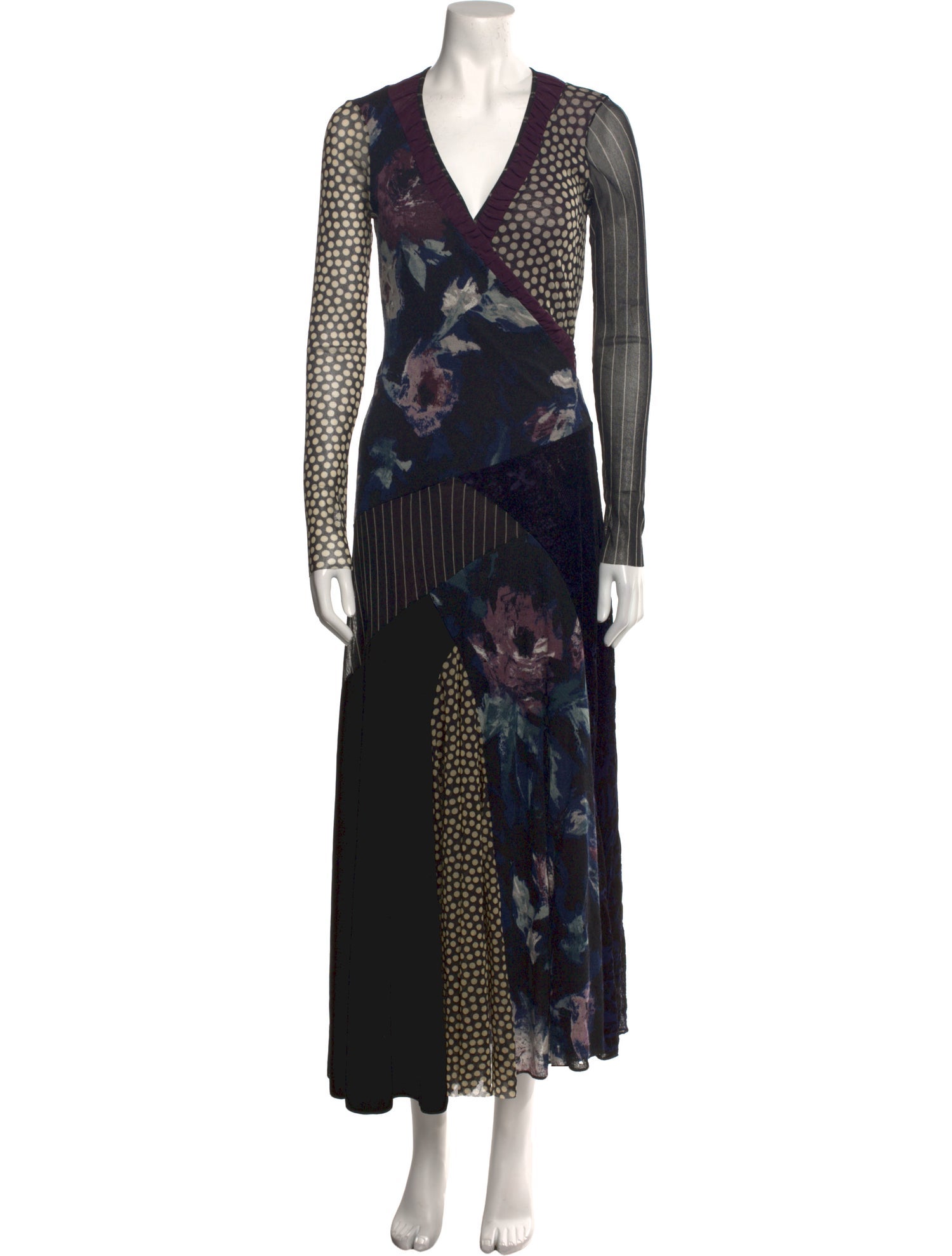 Fuzzi Printed Long Dress