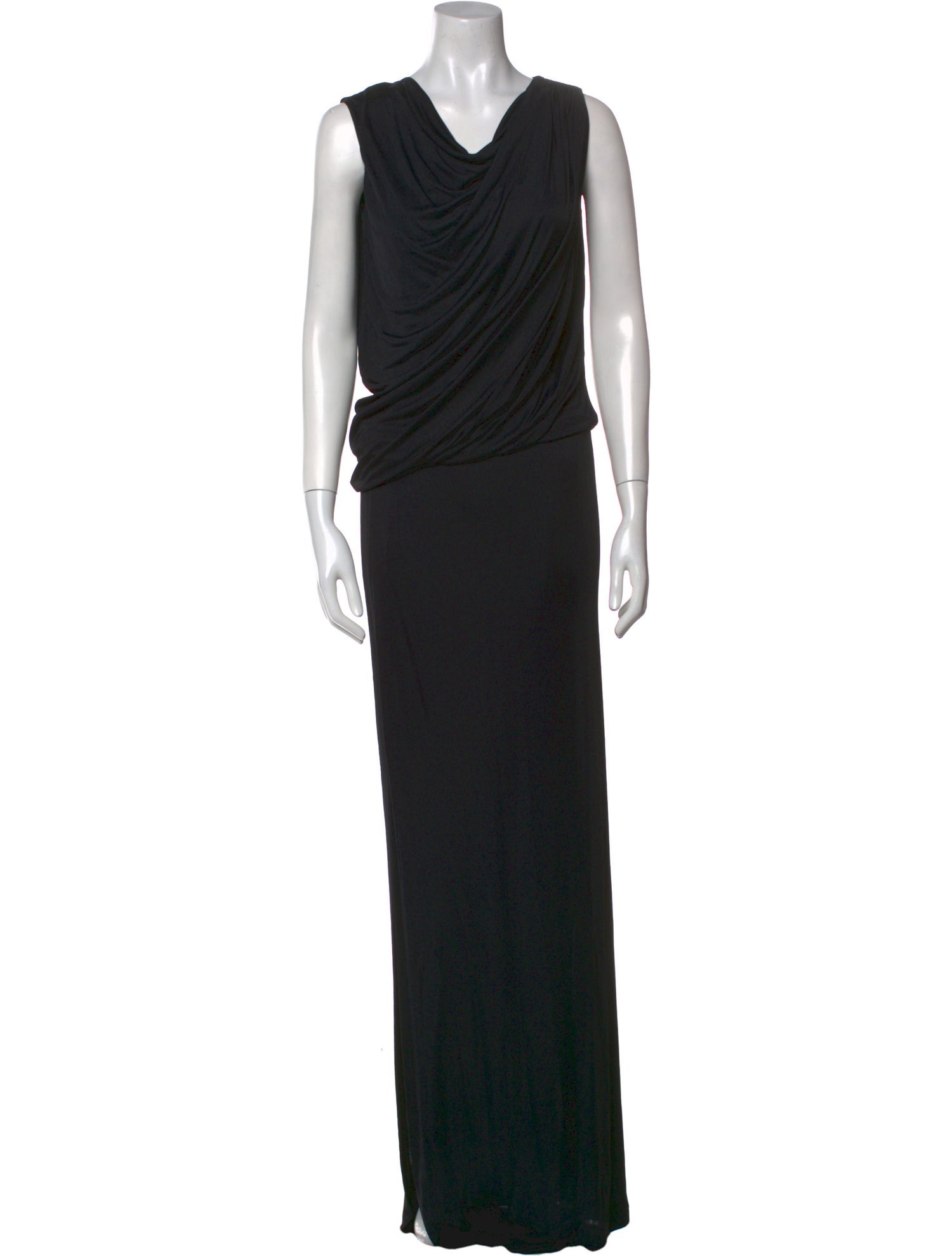 Fuzzi Cowl Neck Long Dress