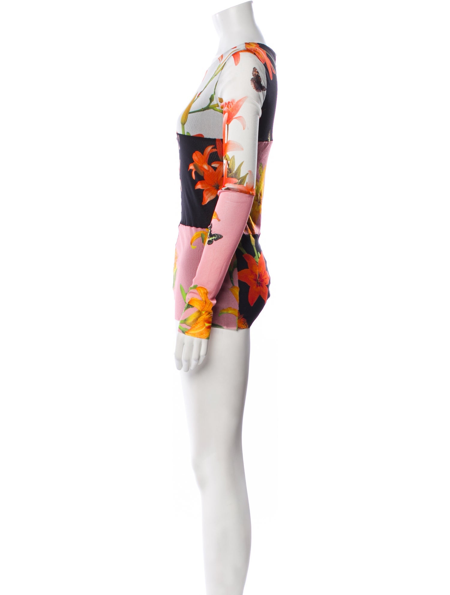 Fuzzi Floral Print Mini Dress w/ Tags