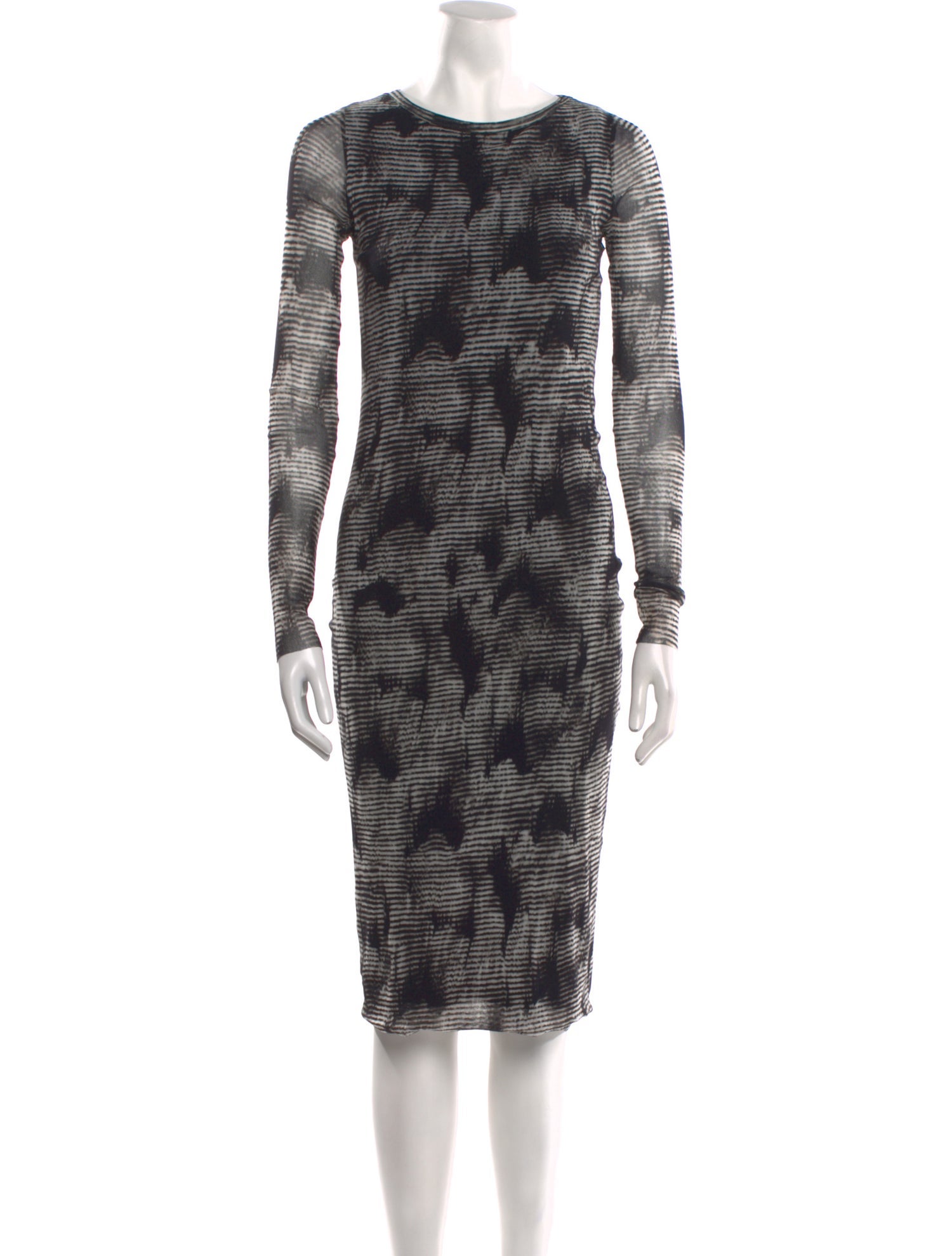 Fuzzi Nylon Midi Length Dress