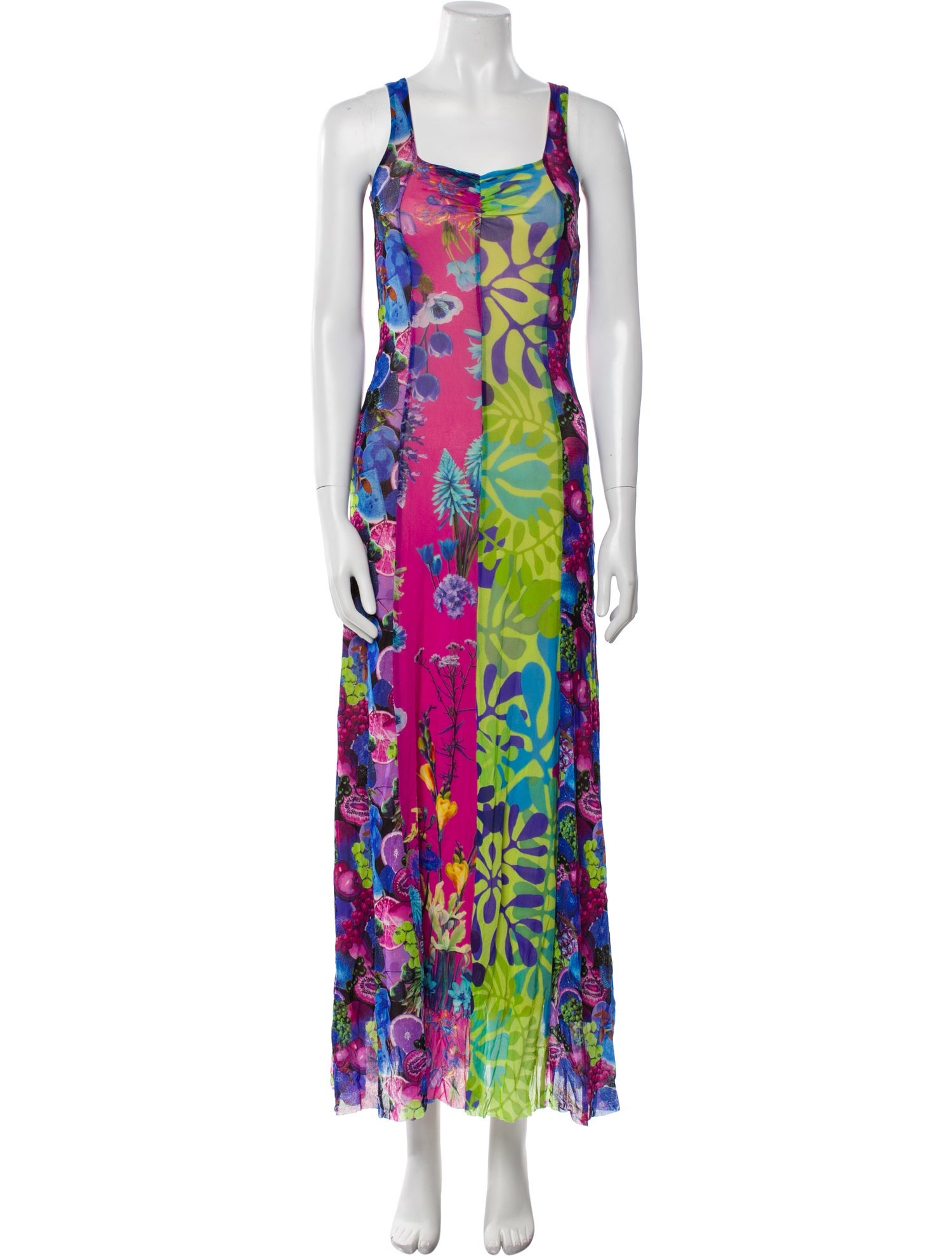 Fuzzi Printed Long Dress