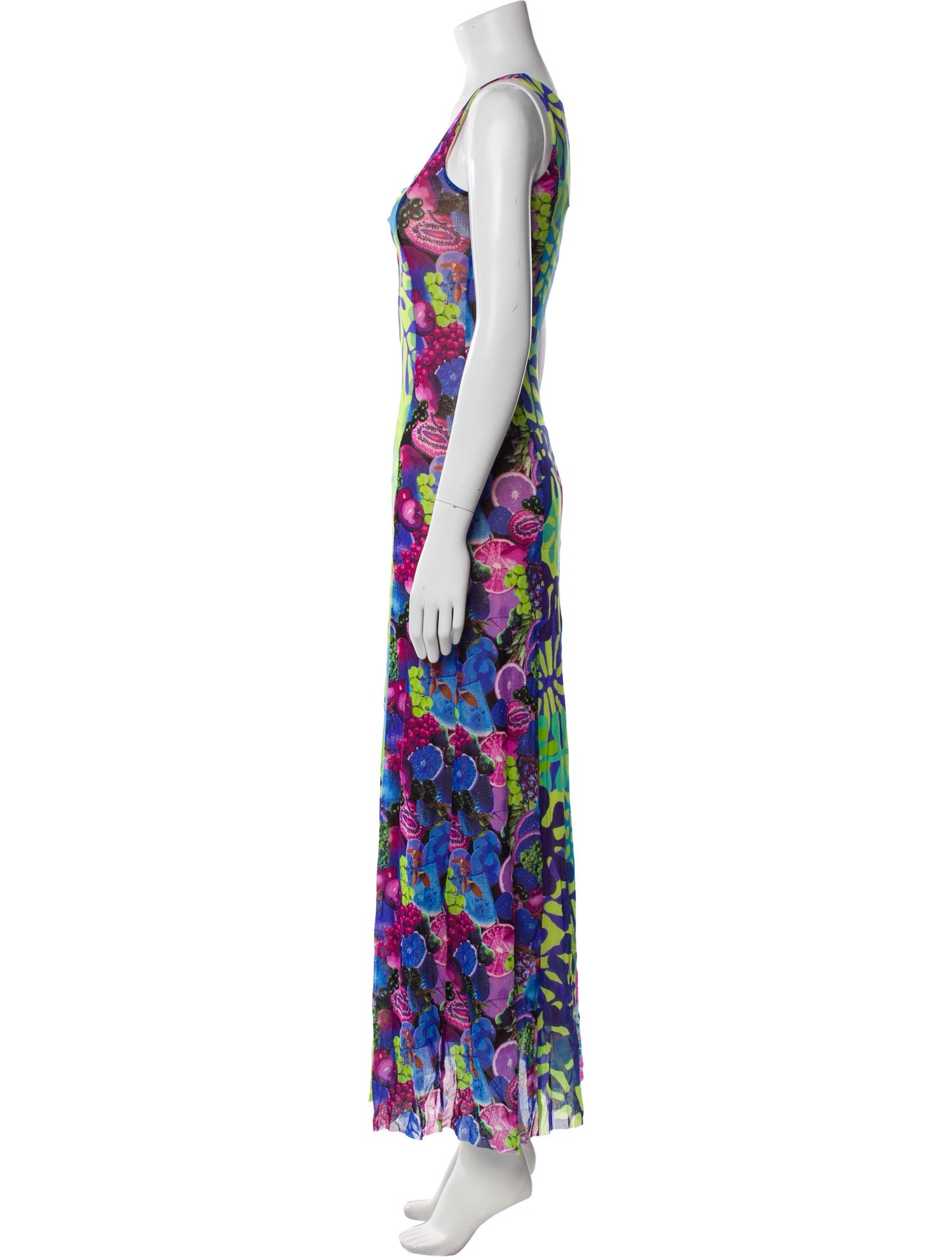 Fuzzi Printed Long Dress