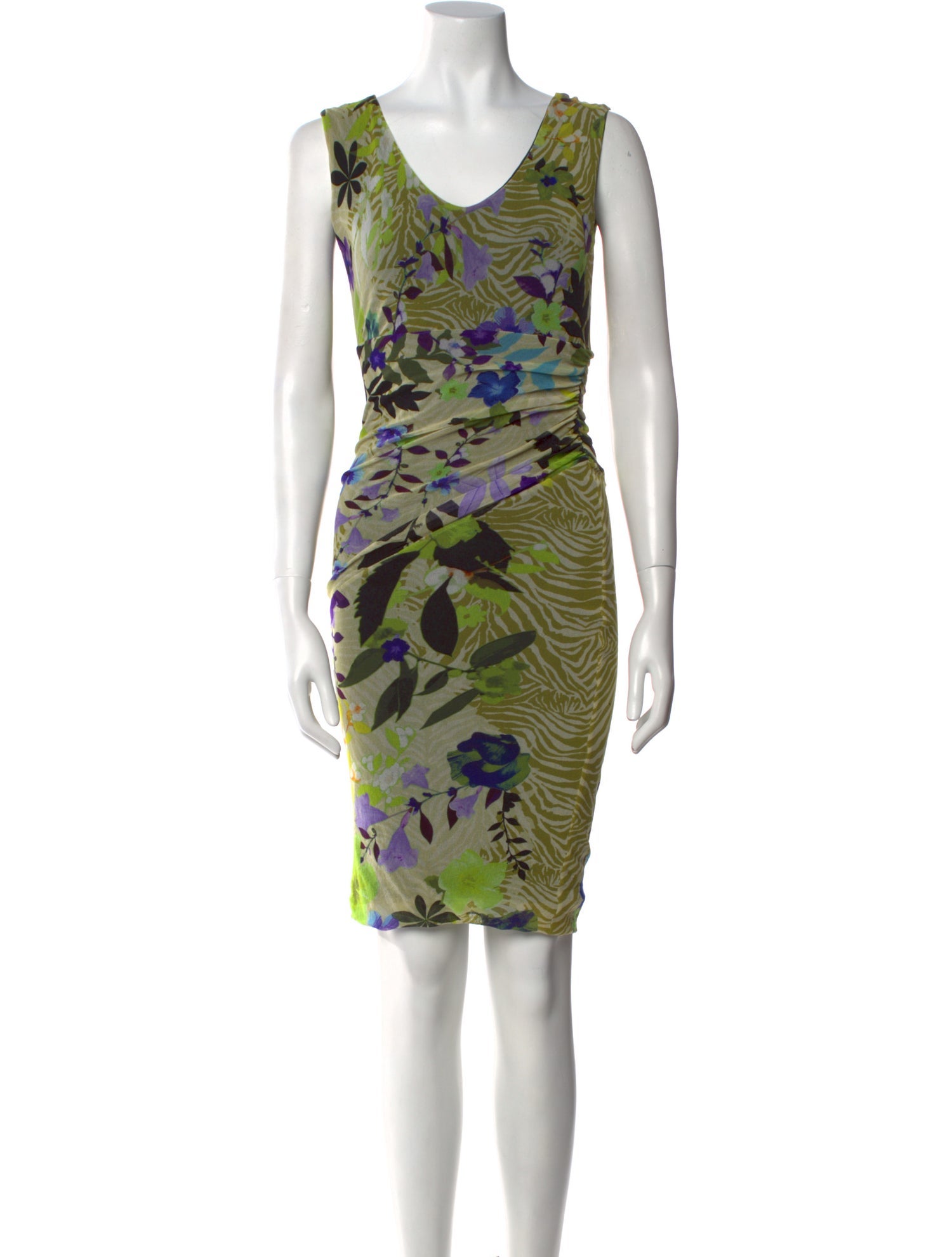 Fuzzi Nylon Knee-Length Dress