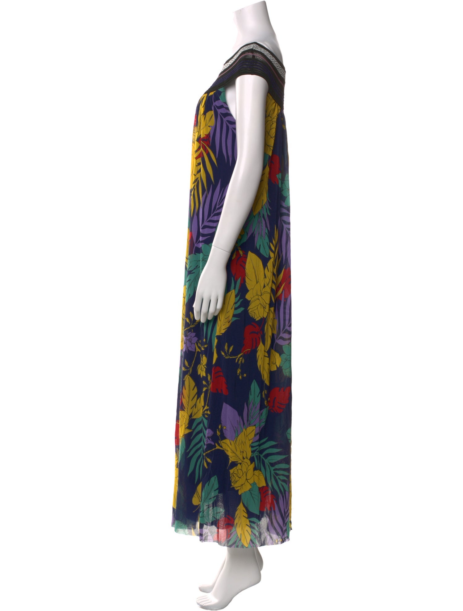 Fuzzi Printed Long Dress