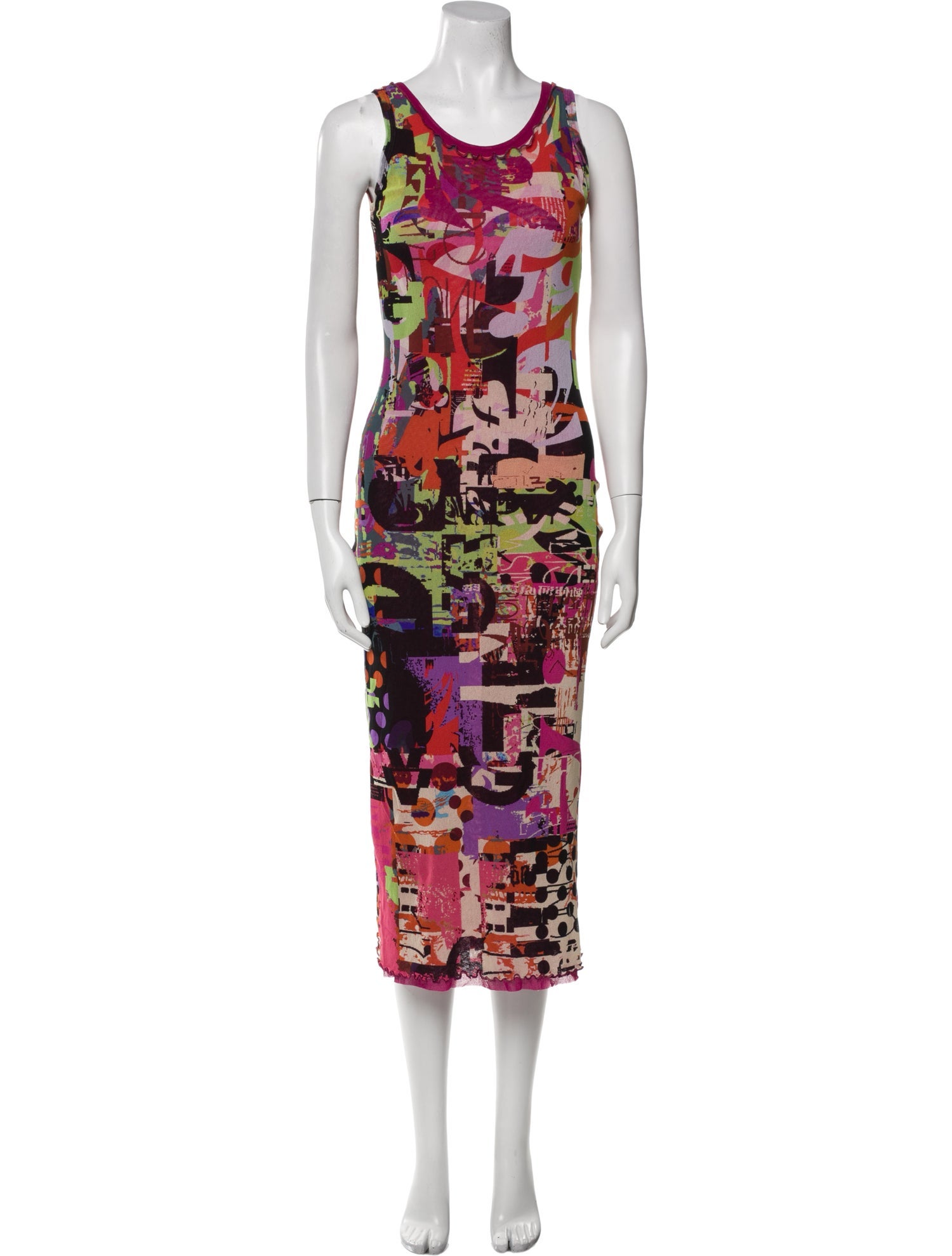 Fuzzi Printed Long Dress