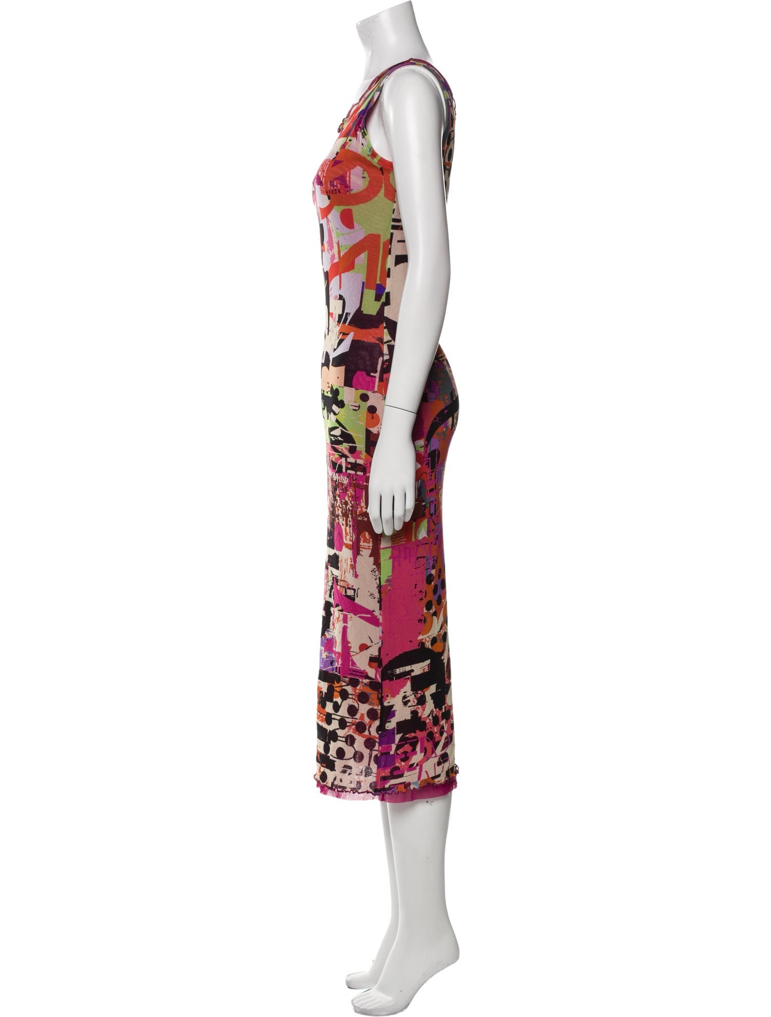 Fuzzi Printed Long Dress