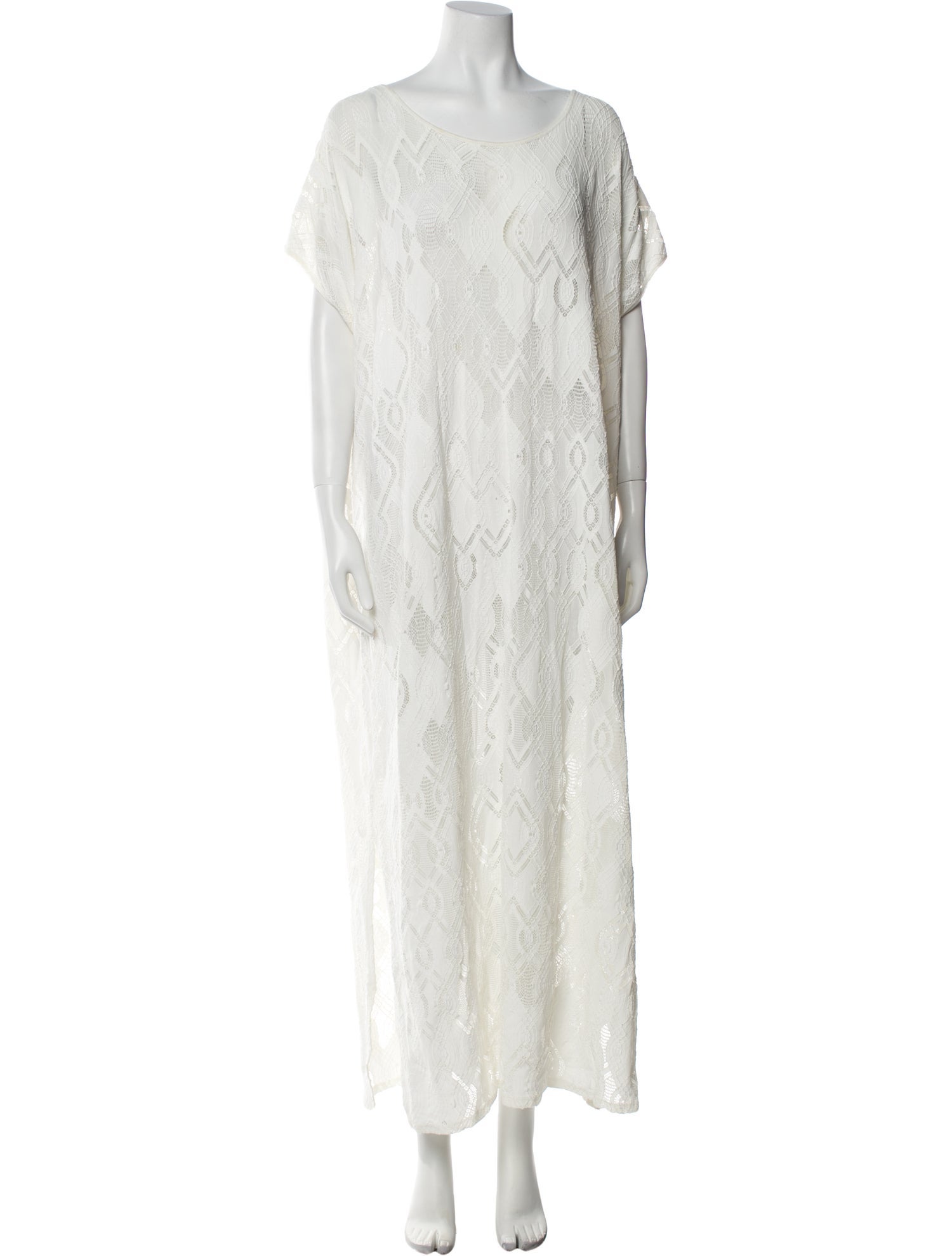 Fuzzi Nylon Long Dress