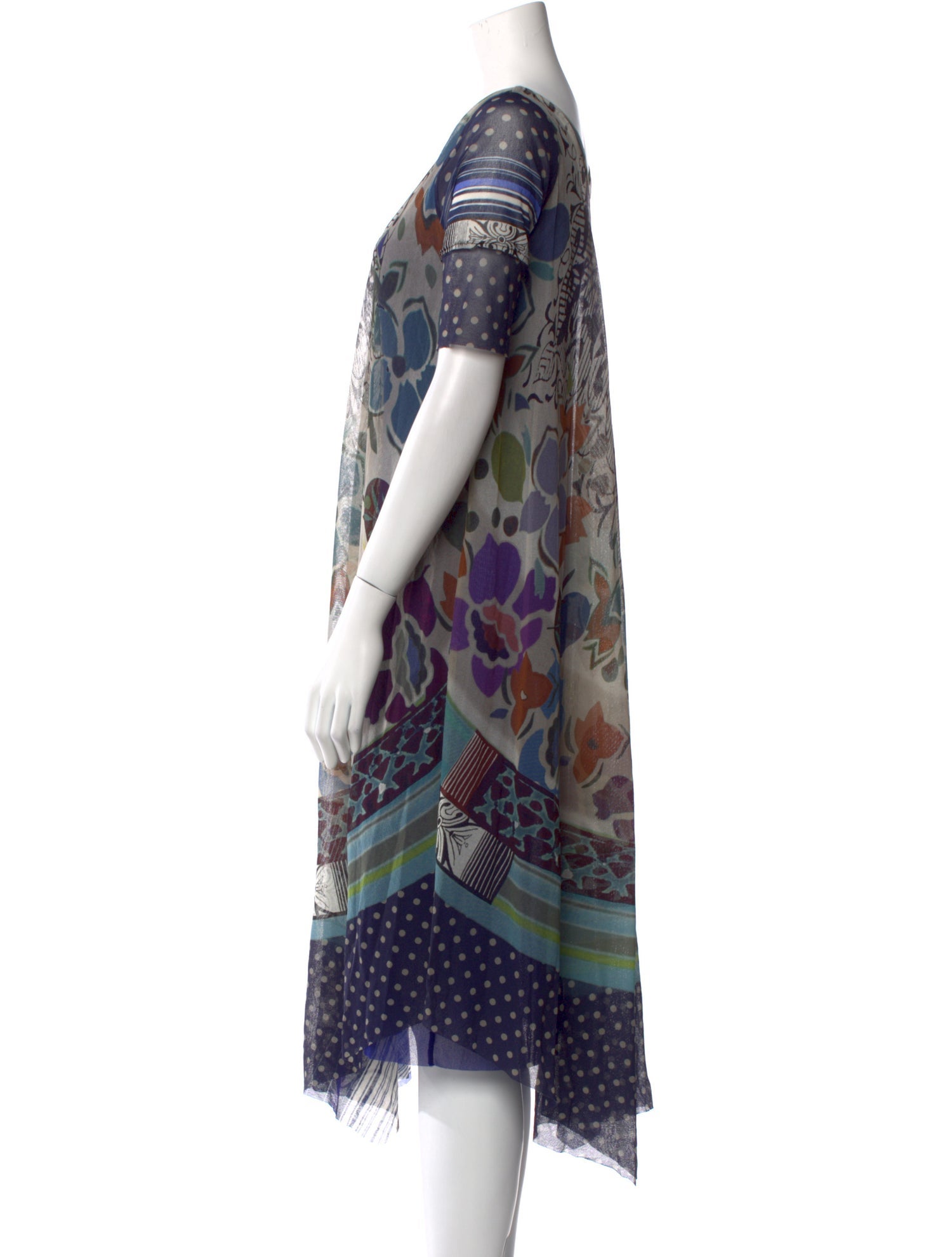 Fuzzi Printed Midi Length Dress